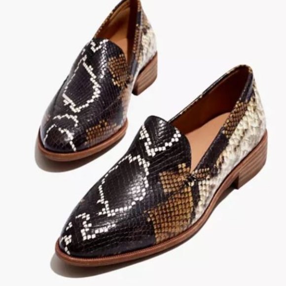Madewell Snake Print Loafers - Picture 6 of 7